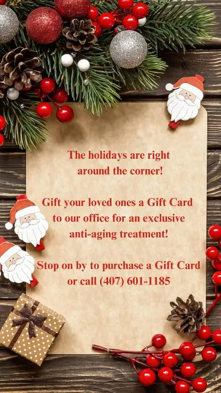Winter Park Laser Christmas Gift Card Flyer